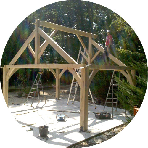 Fabrication de structure en bois et charpente