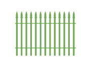 clôtures et barrières vert
