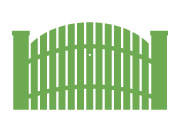 Portes et portails vert